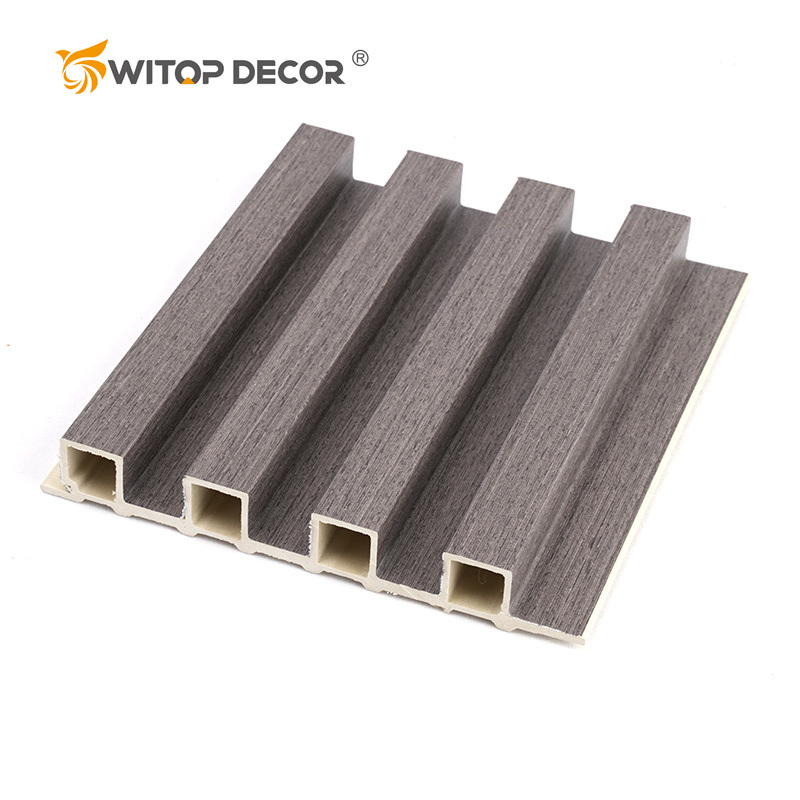 Quick Install Wood Decorative WPC Great Wall Panel for Home or Hotel