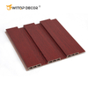 Wood Laminated Interior Wall Decoration Fluted Panel WPC