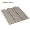 Wood Laminated Interior Wall Decoration Fluted Panel WPC