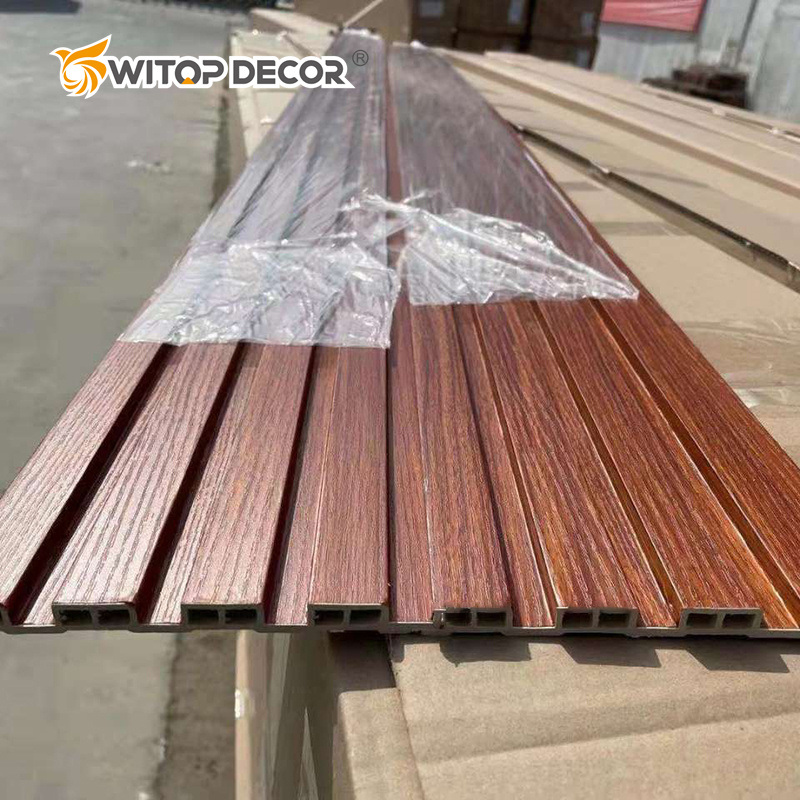 Indoor Decoration Wooden Plastic Composite WPC PVC Wall