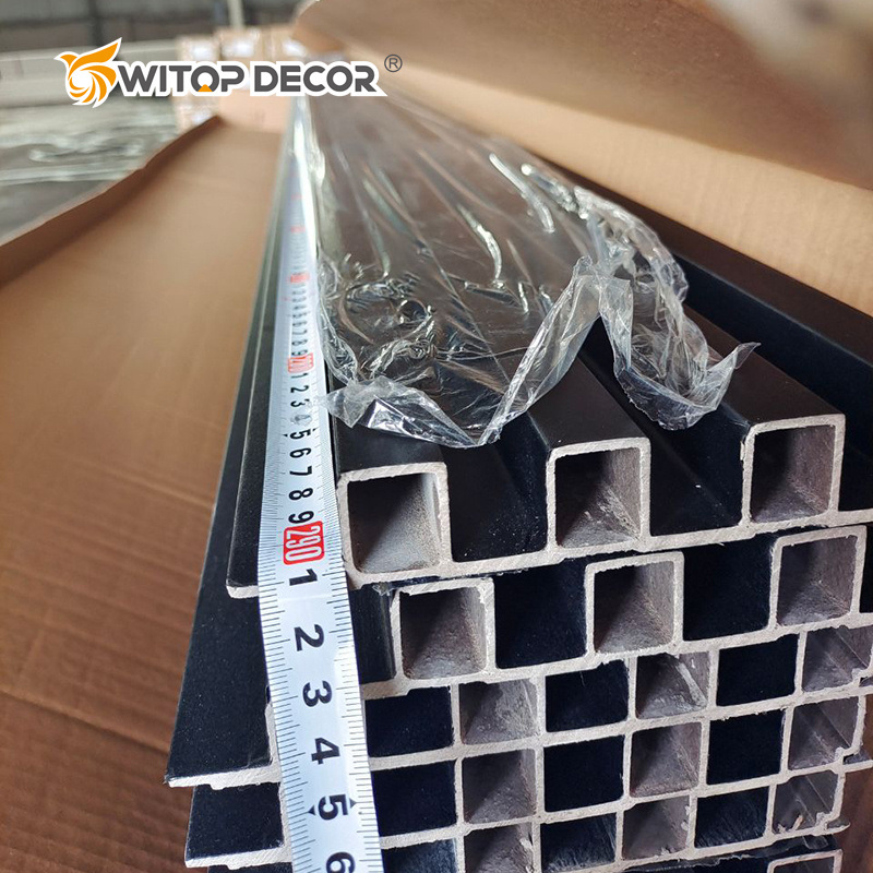 Co-Extrusion WPC Wall Panel Decoration Wall Panels 3D WPC Wall Panel