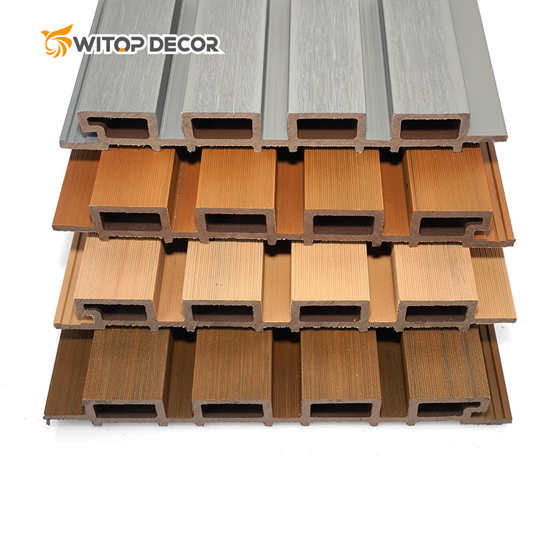 High Strength Outdoor Interlocking Tiles Wood Deck WPC Cladding