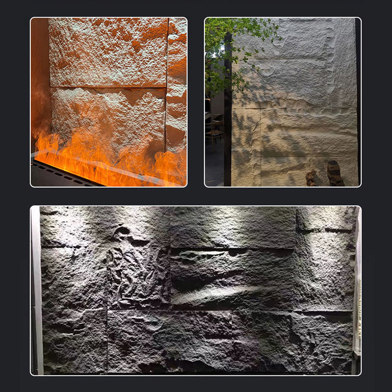 Cultural Decorative Artificial Brick Wall Stone PU Stone