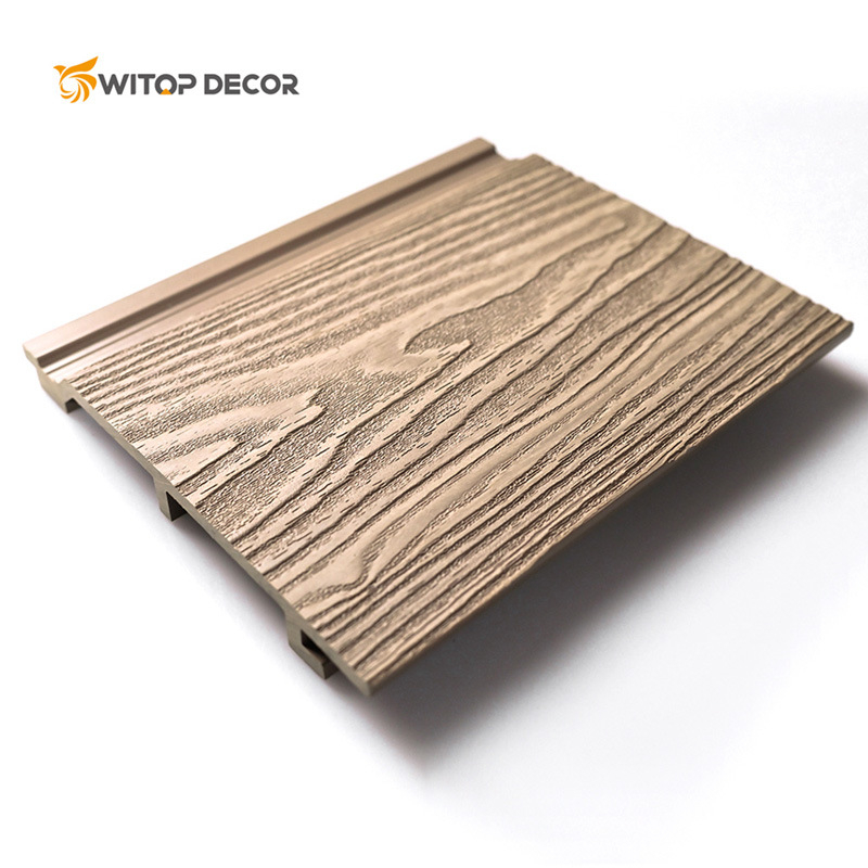 Exterior Outdoor Wall WPC Co-Extruded Fluted Cladding Panel