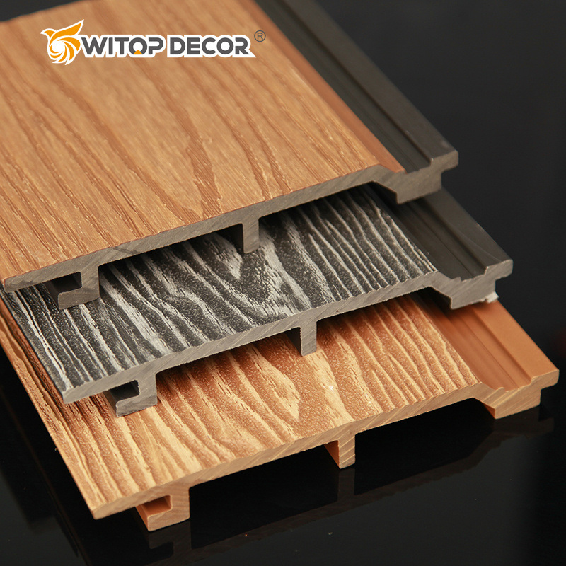 External Wood Plastic Composite Co-Extruded WPC Wall Cladding