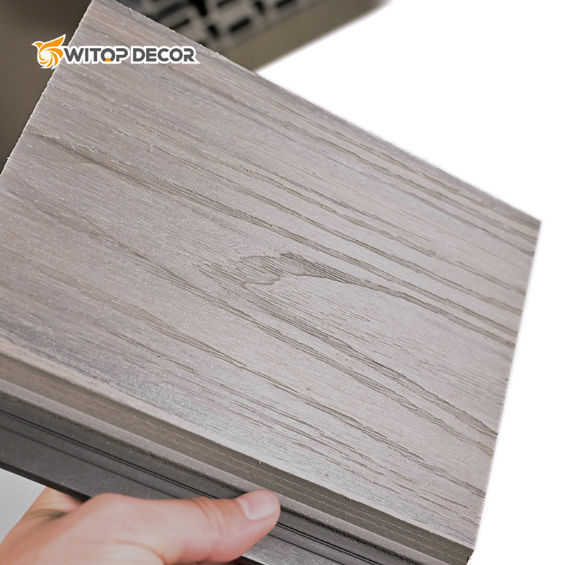 Exterior 3D Wood Grain Co-Extruded Composite Wall Cladding