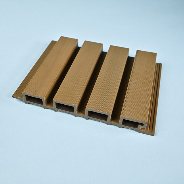 3D Decorative Fire Resistant Wood Plastic PVC Timber Wall Cladding