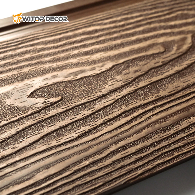 Exterior Decoration Wood Plastic Composite WPC Wall Cladding