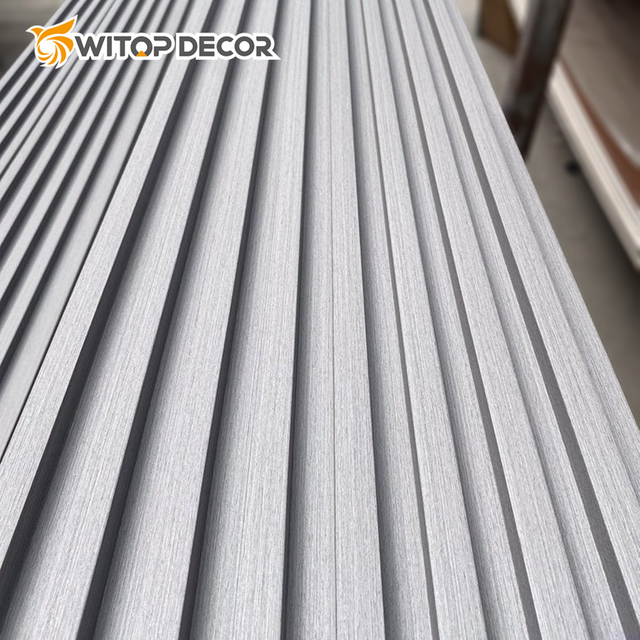 Modern Wall Cladding WPC Fluted Wall Panel Decoration Interior