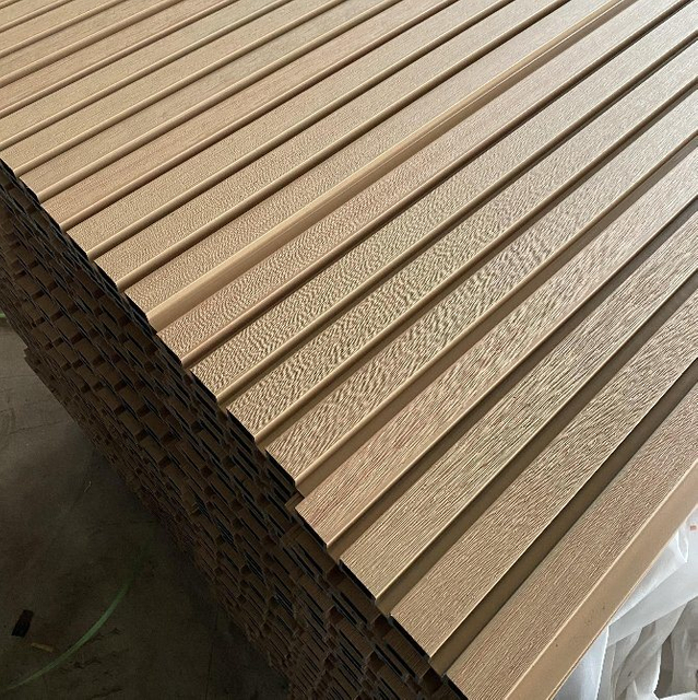 100% UV-Proof Waterproof External PE WPC Wall Cladding