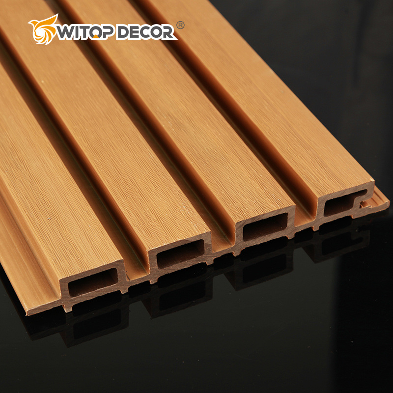 Factory Wholesale Price Fluted Wall Panel WPC Exterior Cladding