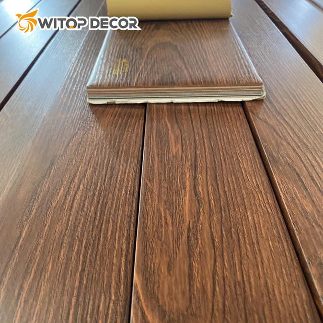 Building Material Decorative 3D WPC Wall Panel