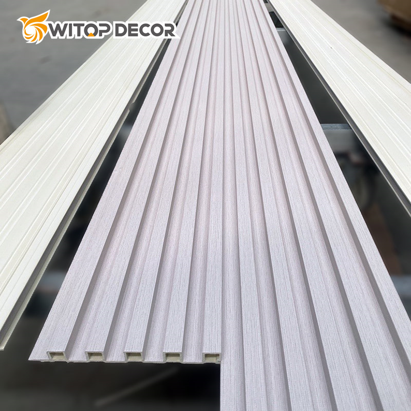 Wooden Grain Interior WPC Wall Panels for Decoration