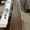 Art Bedroom Slat Wood Fiber WPC Wall Panel