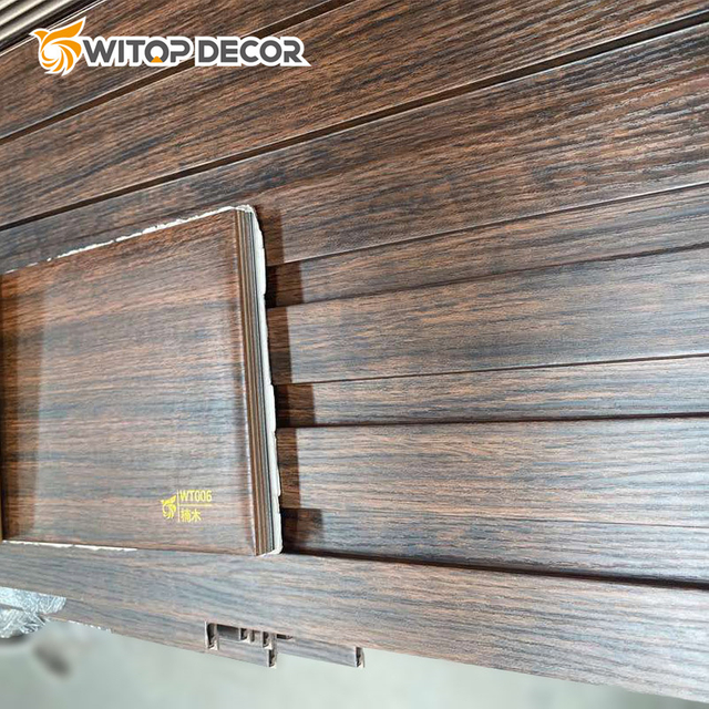 Indoor Decor WPC Wood Wall Panel Clad