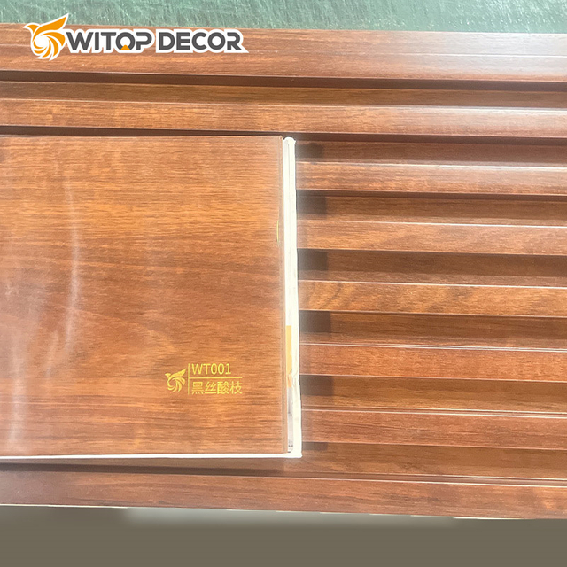 High Strength WPC Fluted Wall Panel for Interior Decoration