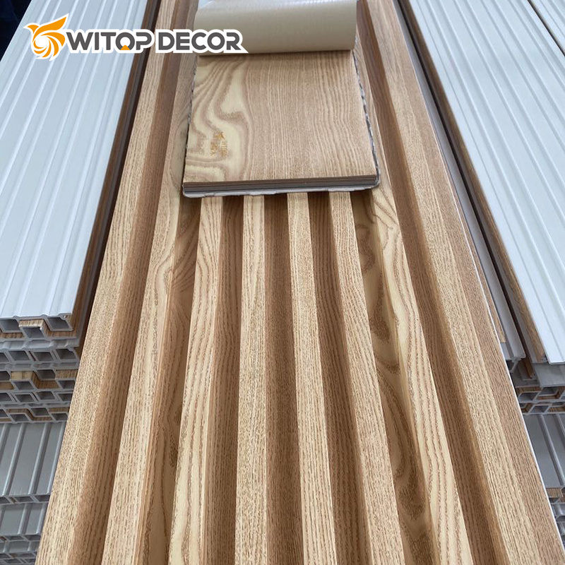Factory Cheap Price Eco-Friendly Waterproof WPC Fluted Wall Panel