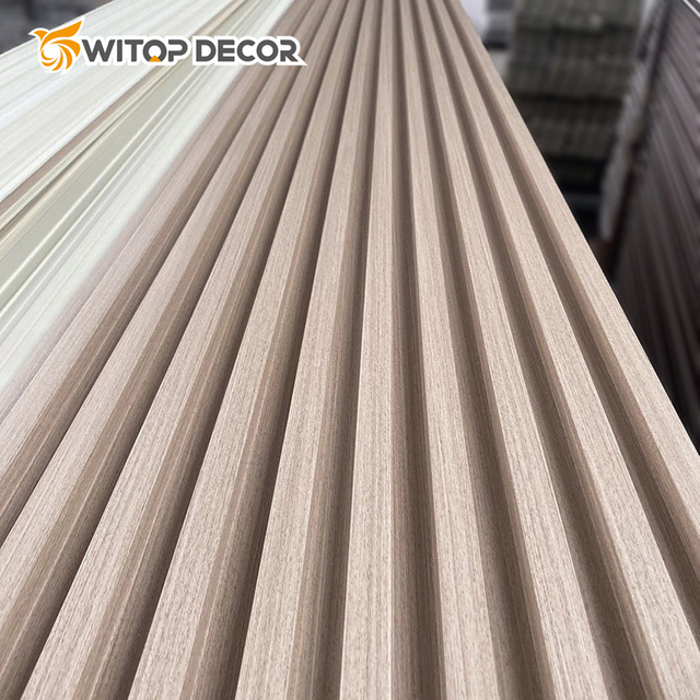 Wooden Grain Designs WPC Wall Panel for Interior Decoration