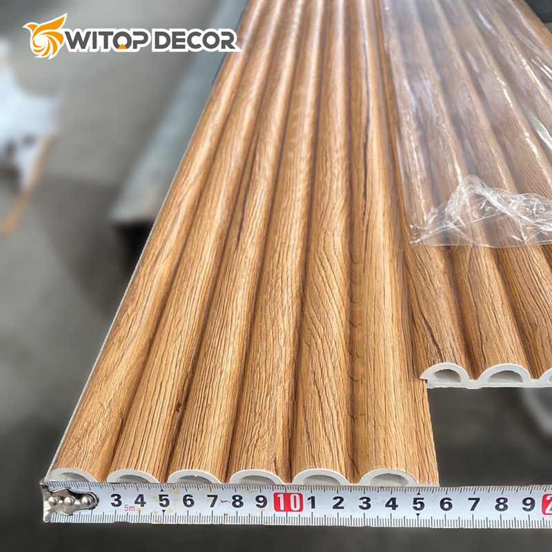 Decorative WPC Wood Plastic Composite WPC 3D Wall Panels