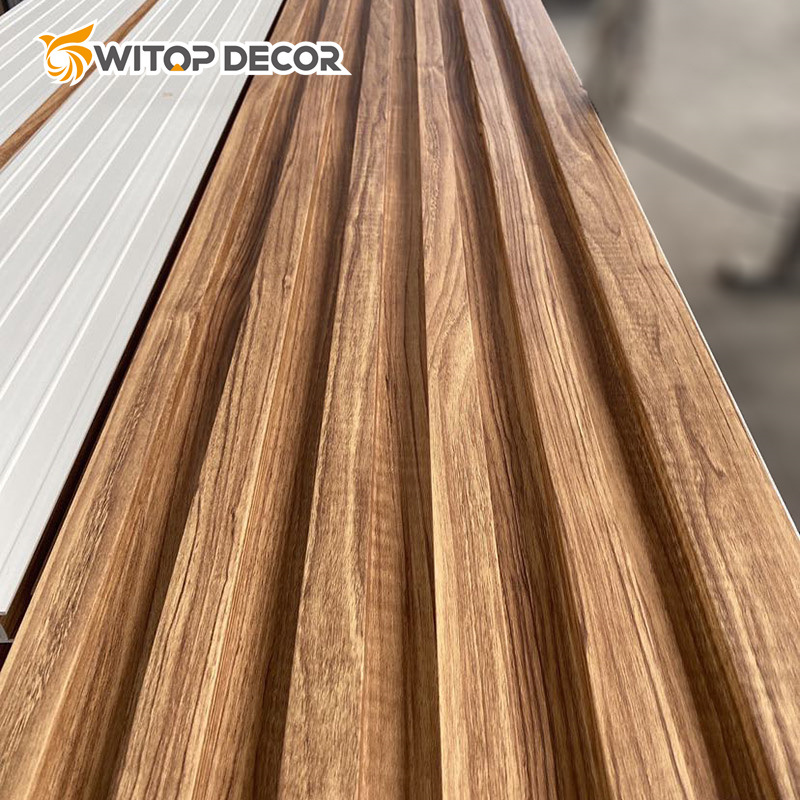High Quality Hot Sale Teak Surface Wooden WPC Wall Panel