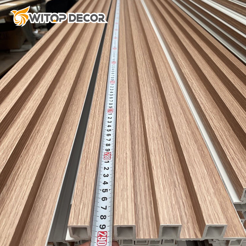3D Curved Special Modern Style Wood Plastic Sheet WPC Wall Panel