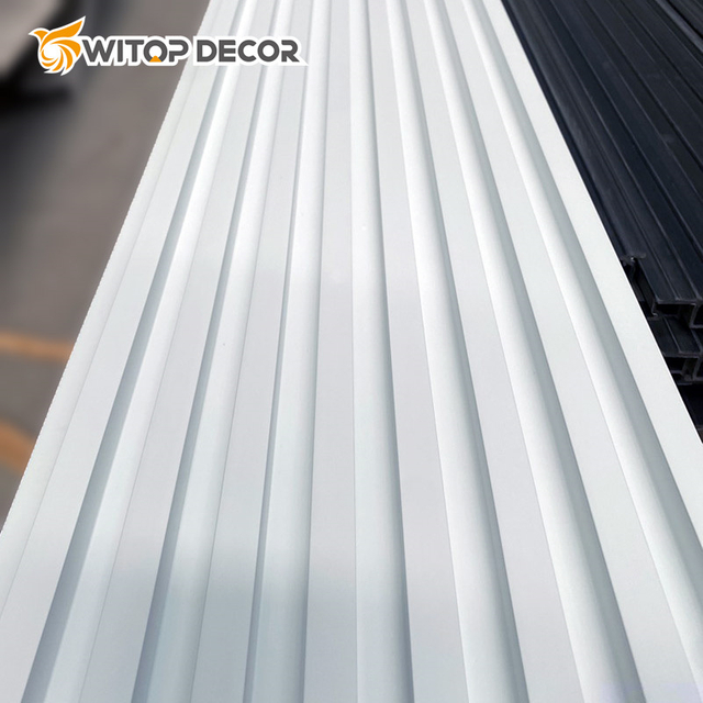 3D Curved Special Modern Style Wood Plastic Sheet WPC Wall Panel