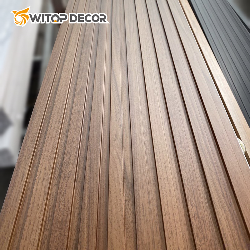 Waterproof Eco-Friendly Wall Decorative Line WPC Panel
