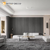 Easy Install Bamboo Charcoal Decoration Factory Wood Veneer Charcoal Panel