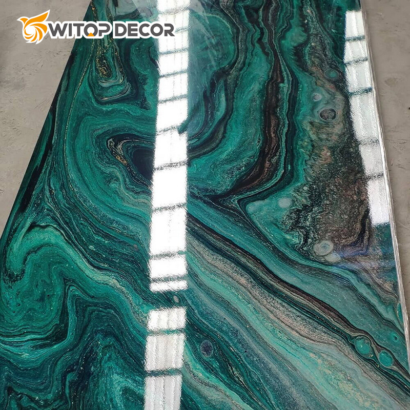 Custom Waterproof 4FT*8FT PVC Marble Design Sheet Plastic Board for Decor