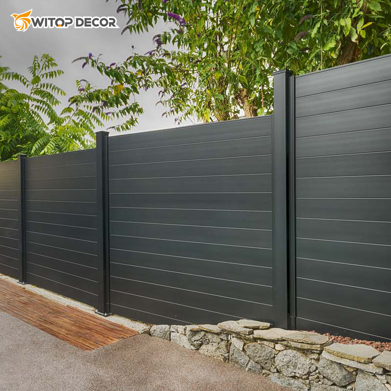 Wood Plastic Composite Security Garden Fence