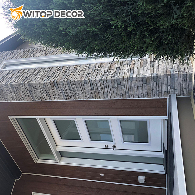 Brown Artificial Stone Wall Cladding