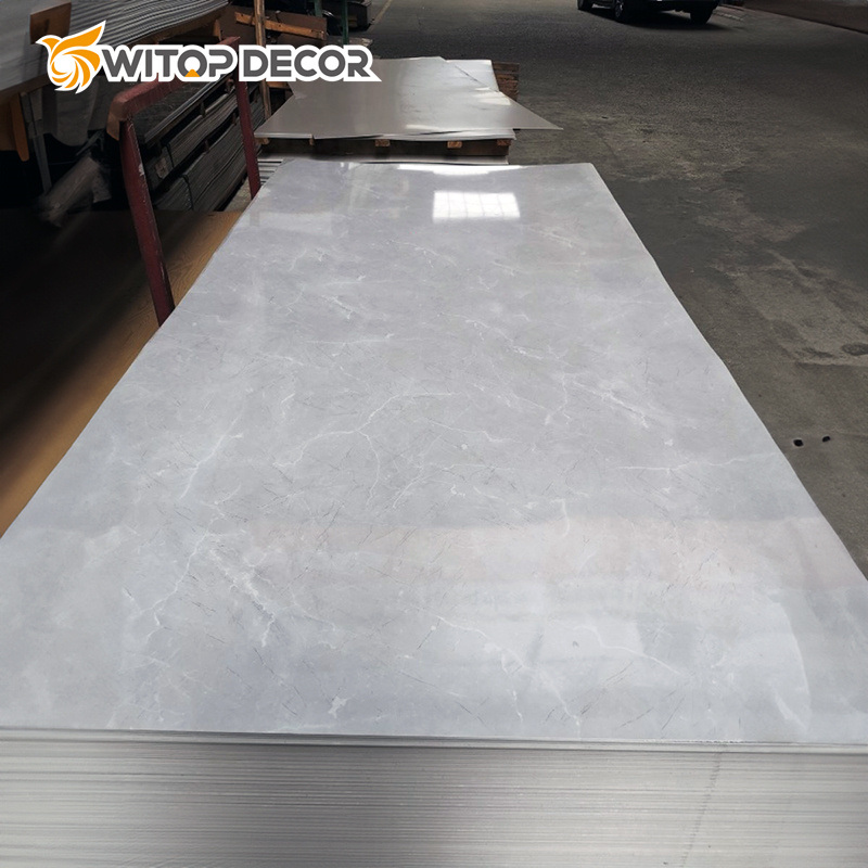 2mm/3mm 4*8 1220*2440mm Interior Decorative PVC UV Marble Sheet Board