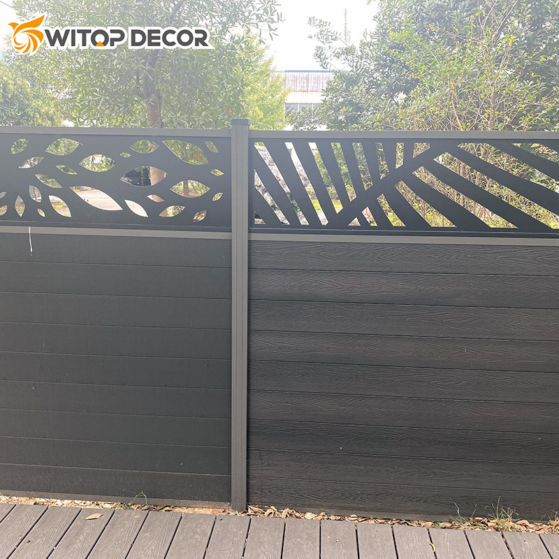 Outdoor DIY WPC Fence WPC Fencing Board Decking Boards