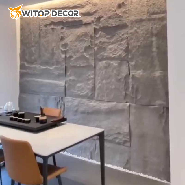 Polyurethane Panel Stone PU Faux Artificial for Exterior Wall