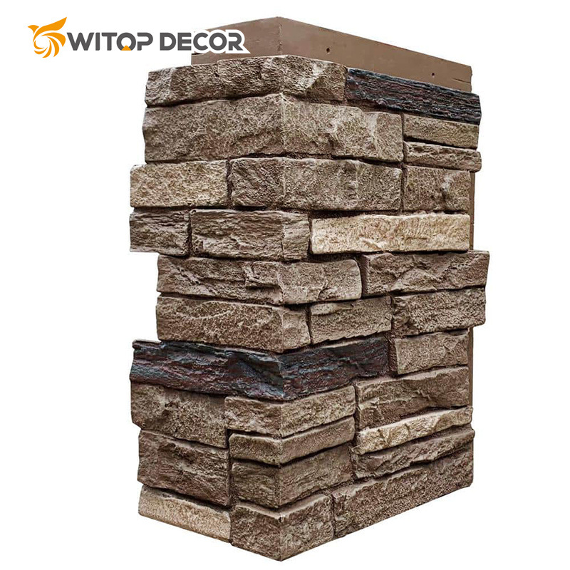 Interior and Exterior Wall Panel PU Foam Stone