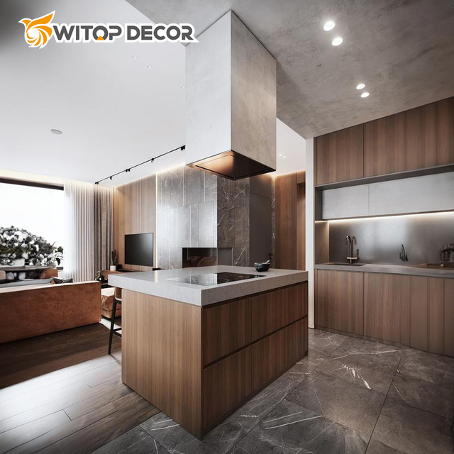 Waterproof and Fire-Proof Carbon Crystal Panel Bamboo Charcoal Veneer for Decoration