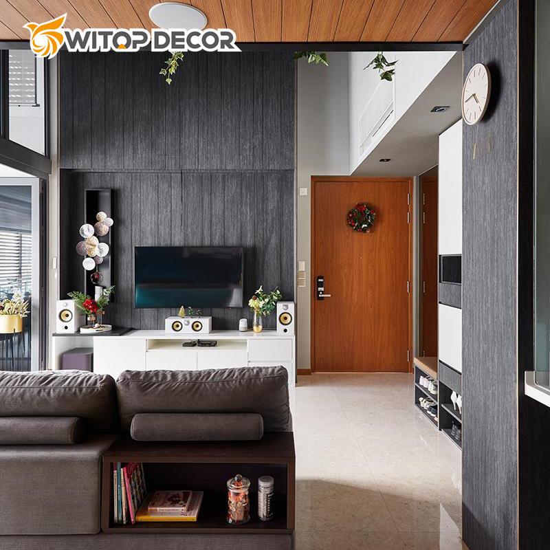 B1 Fireproof Waterproof Good Quality Bamboo Charcoal Decoration Factory Bamboo Charcoal Veneer