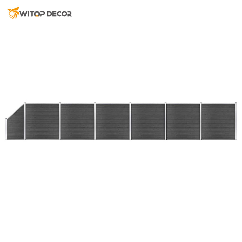 WPC Pattern Fence Extrusion Building Material UV Protection