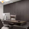 Outdoor Wall Panels Brushed Pattern 195*25mm Large Size Great Wall Board Coextruded Wall Panel