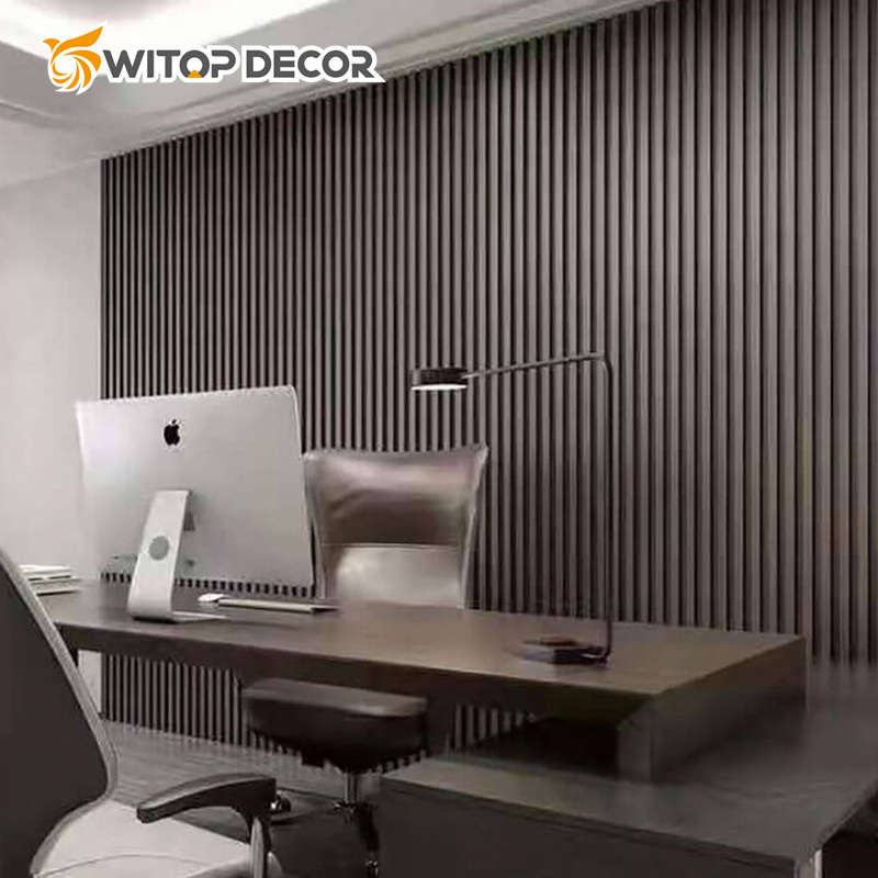 Outdoor Wall Panels Brushed Pattern 195*25mm Large Size Great Wall Board Coextruded Wall Panel