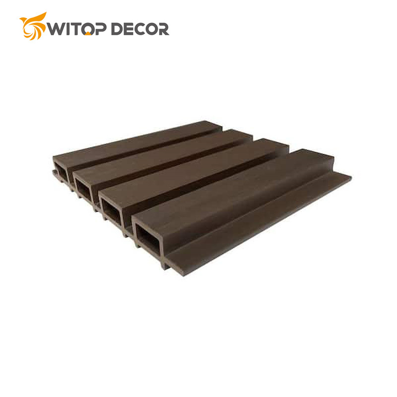 100% Waterproof Wood Composite WPC External Wall Cladding for Office Building
