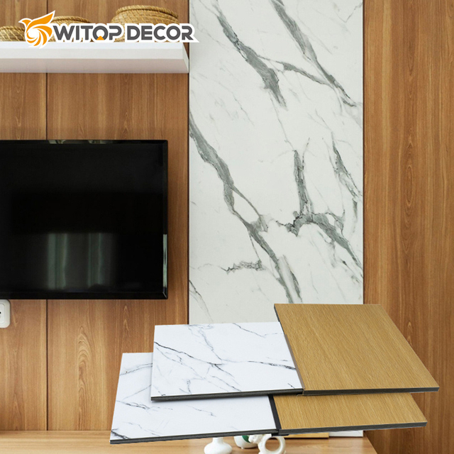 Witop WPC China Manufacturer Bamboo Charcoal Veneer WPC Waterproof for House Office Wall Covering