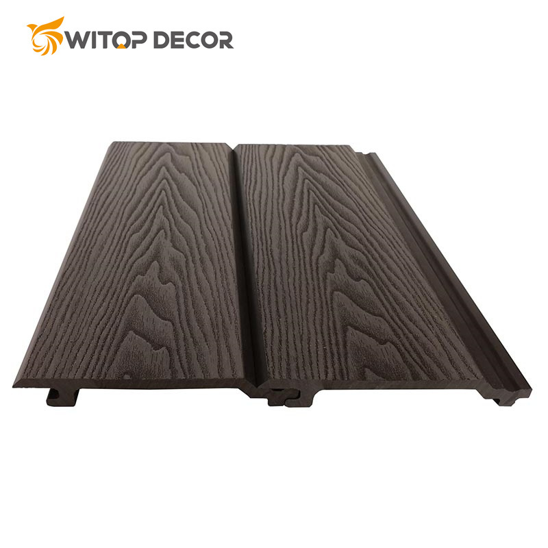 Cheapest WPC Wall Panel Wooden Alternative Wall Cladding for Living Room