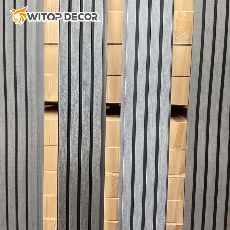 Hot Sell Wooden Grain WPC Wall Panels Designs for Decor Cladding