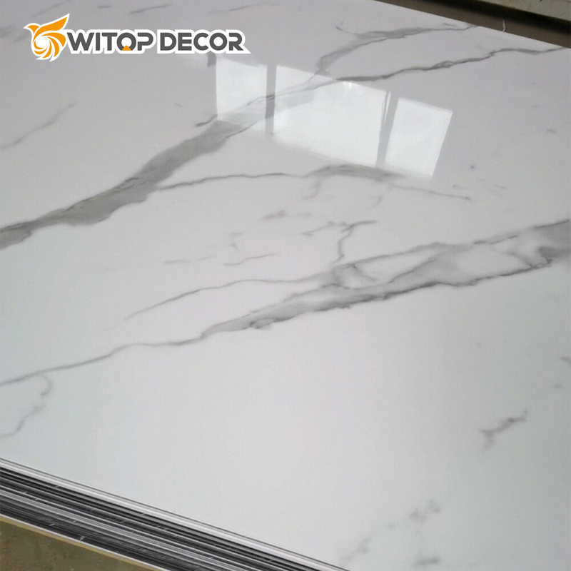 High Quality Cheap Durable Moisture-Proof UV Protection Plastic UV PVC Marble Sheet