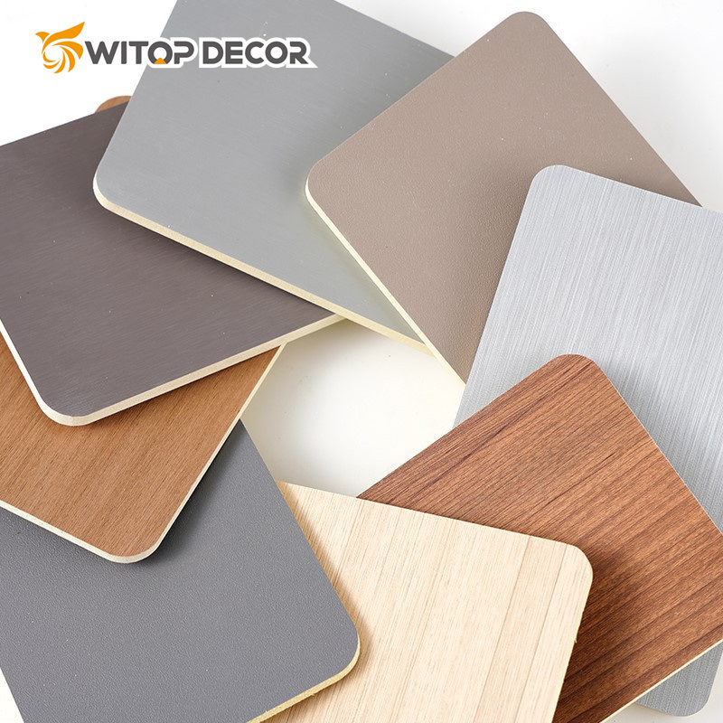 Witop WPC Factory OEM Bamboo with Charcoal Veneer Board Bamboo Charcoal Decoration