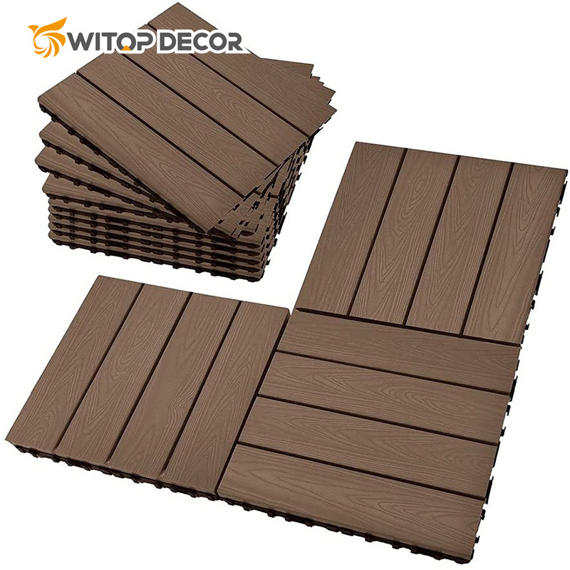 Eco-Friendly High Quality Wood Plastic Composite Deck Co-Extrusion WPC Decking
