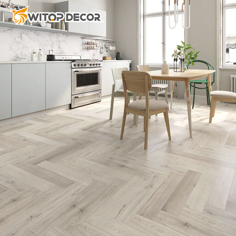 Clicklock Installation Plastic Flooring PVC Laminates Tile Marbling Spc Flooring