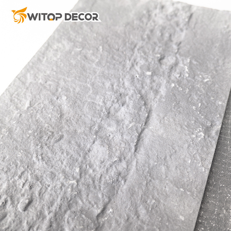 Natural Culture Stone Design Flexible PU Stones Mushroom Artificial Stone
