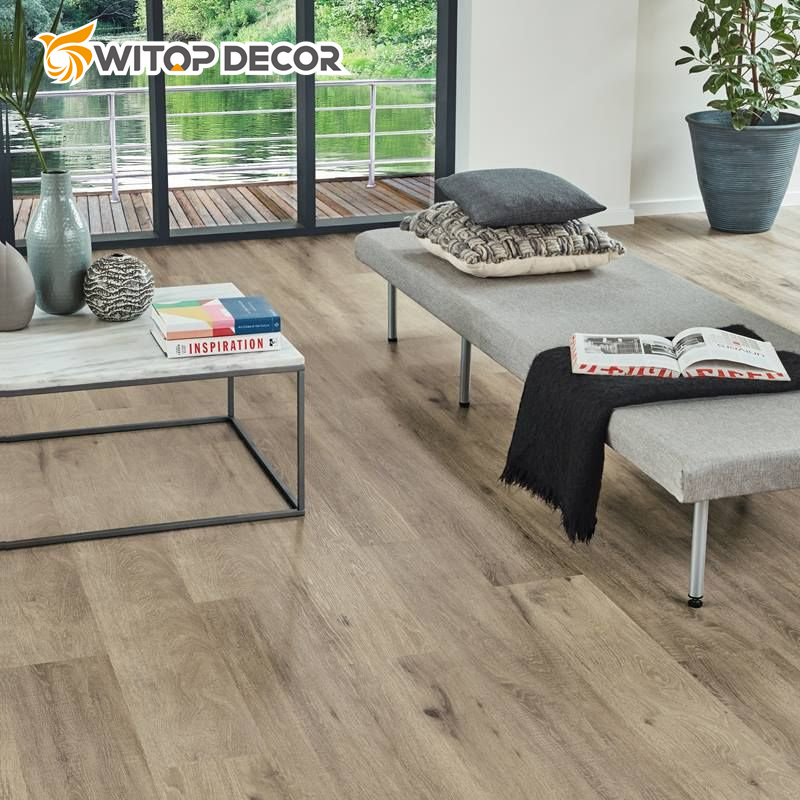 Commercial Workshop Waterproof UV Coating Click Lock Vinyl Plank Spc Laminate Flooring